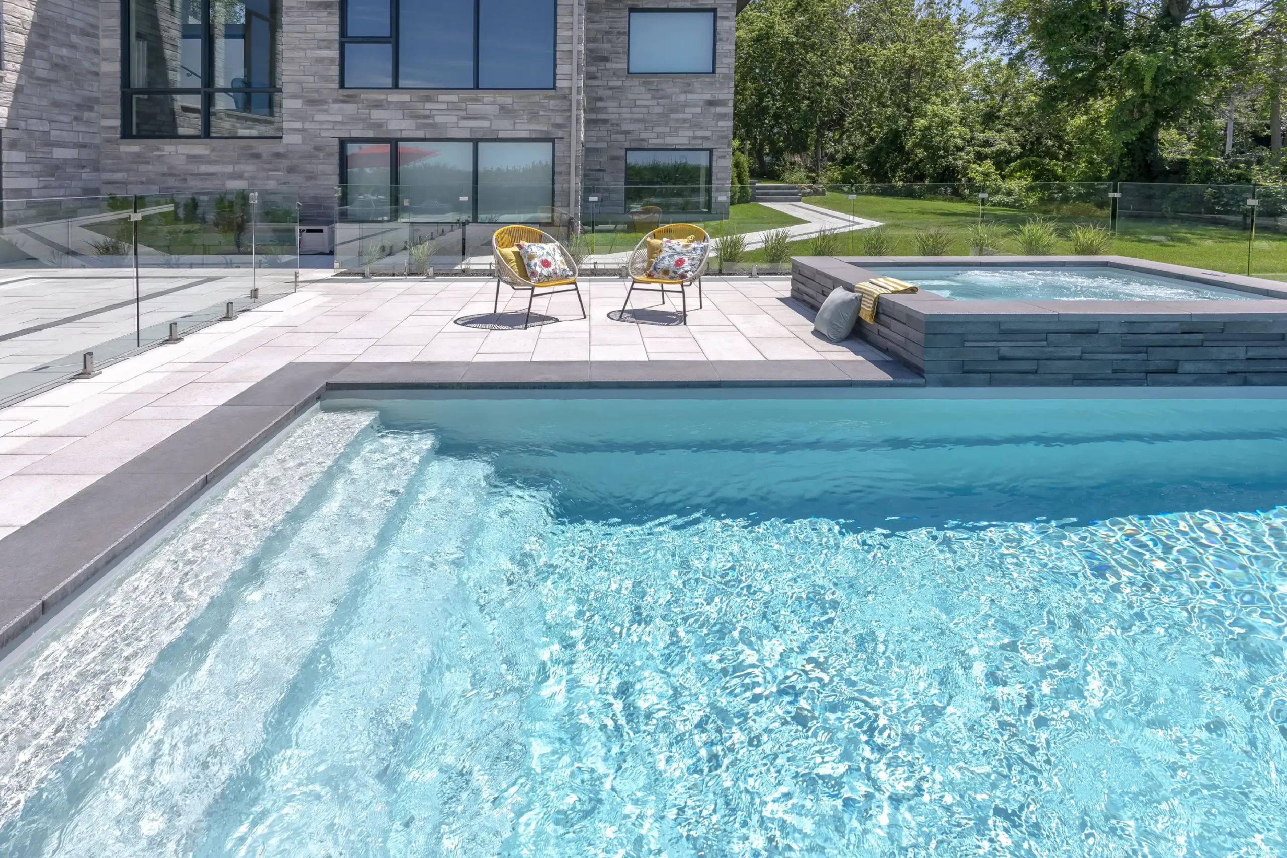 In-ground Pool and Spa