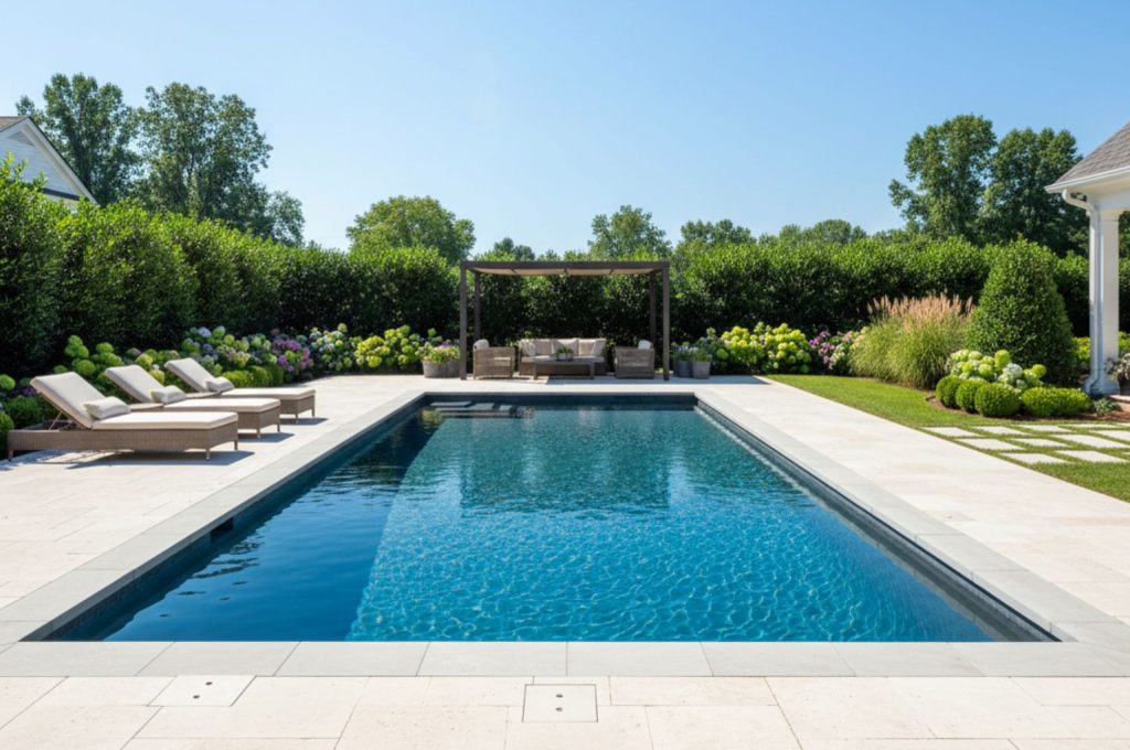 in-ground pool ready to dive in
